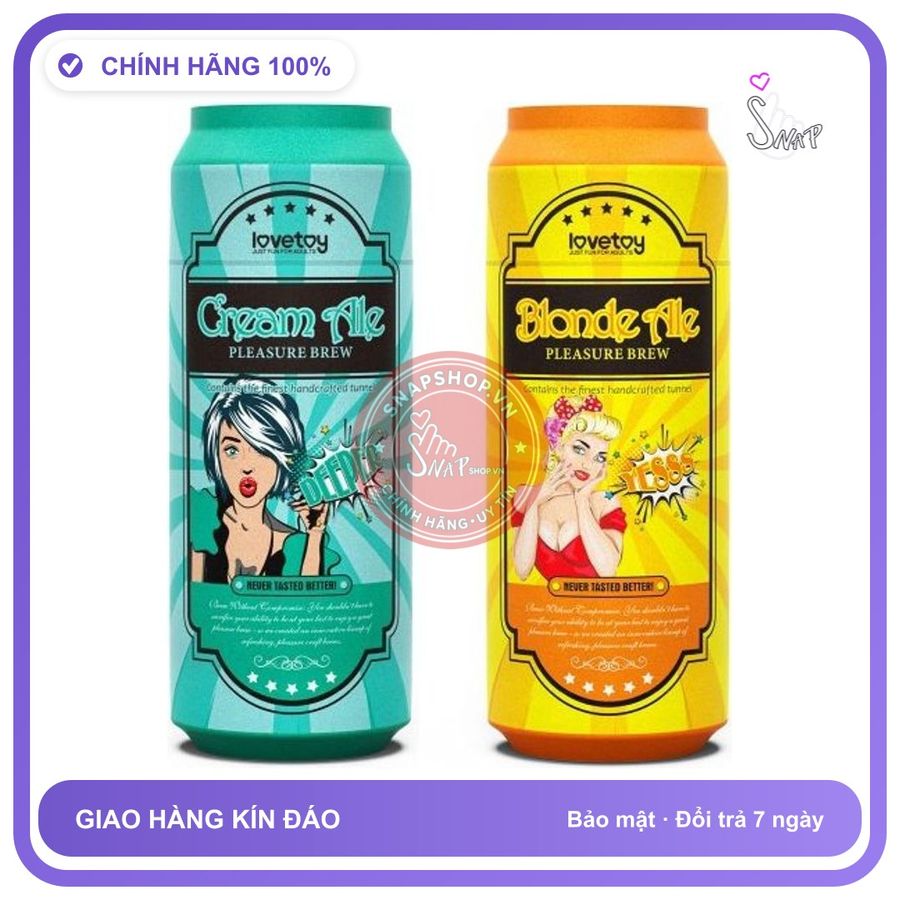 (Che Tên) Âm Đạo Giả Ngụy Trang Hình Lon Bia Lovetoy - Nhỏ Gọn, Kín Đáo Bảo Mật Tuyệt Đối