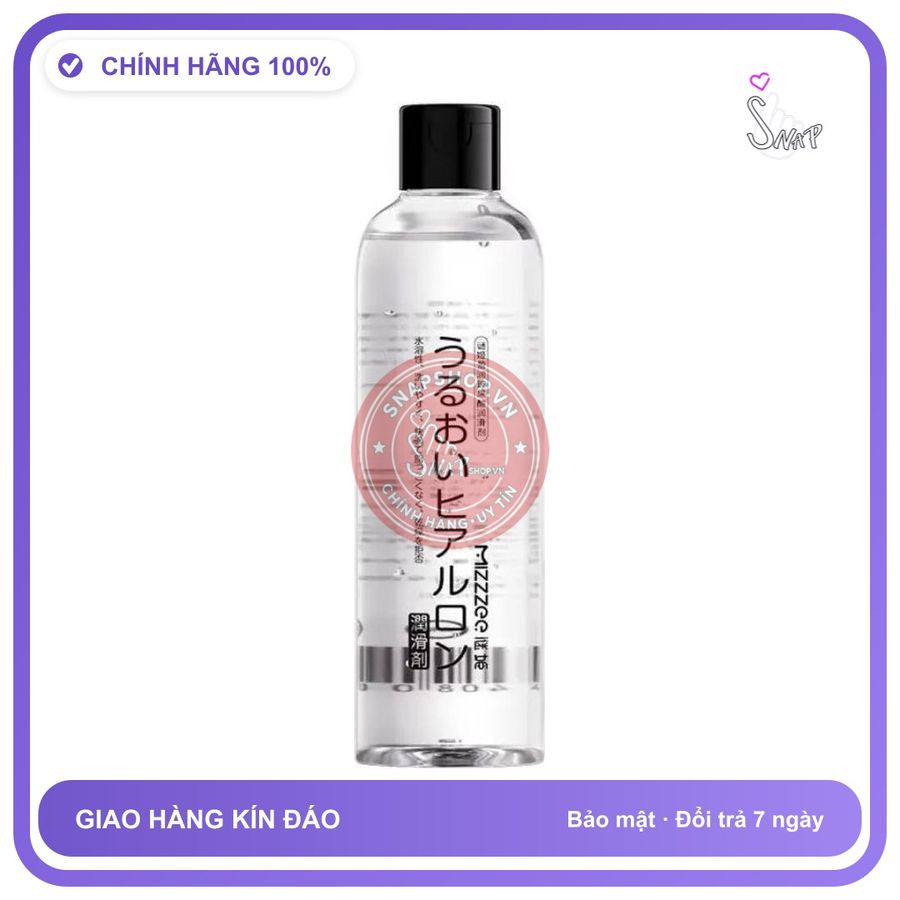 (Che Tên) Gell Bôi Trơn Trong Suốt Mizzzee Hyaluronic Acid - Snapshop