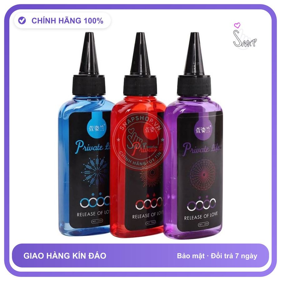 (Che Tên) Gell Bôi Trơn Hậu Môn Chức Năng Privatelife Hỗ Trợ 24/7