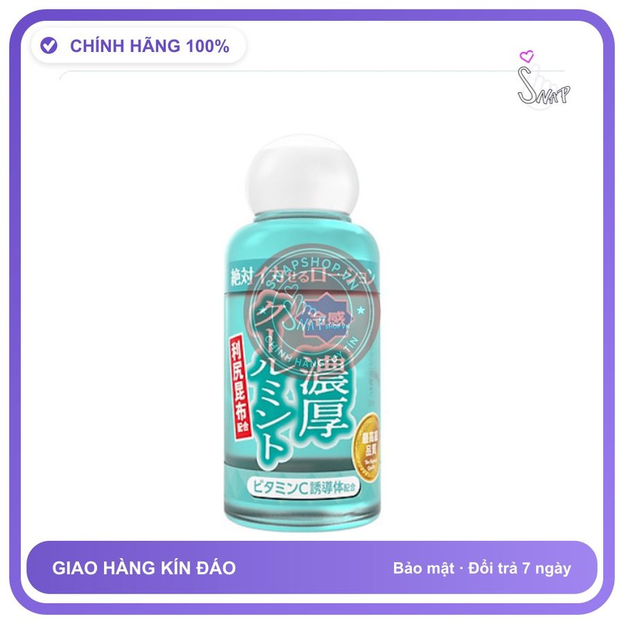 (Che Tên) Dầu Bôi Trơn Hương Bạc Hà Lotion Cool - Made in Japan Giao Nhanh Toàn Quốc