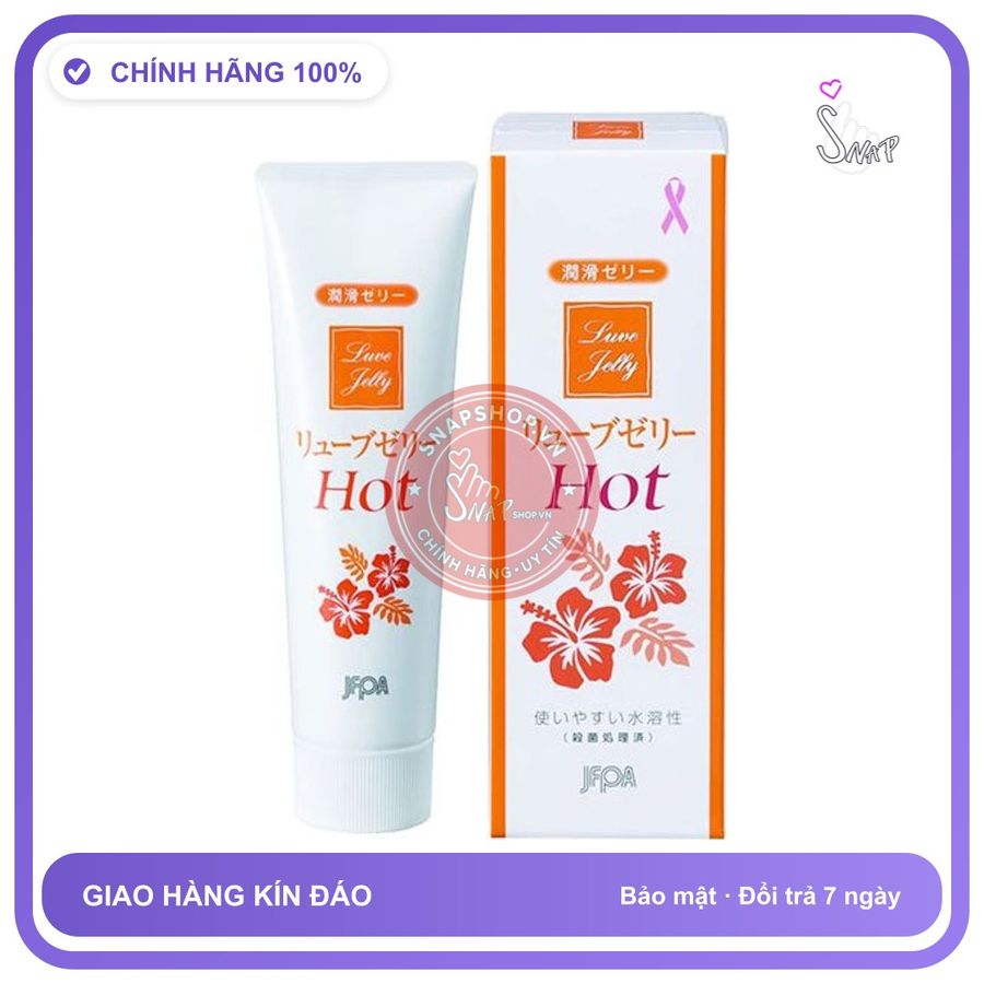 (Che Tên) Gel bô.i tron làm ấm Jex Luve Jelly Hot - Nhật Bản Chuẩn Auth