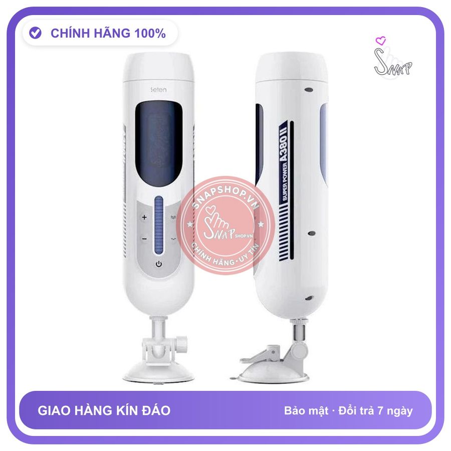 (Che Tên) Máy rung cho nam Leten A380 tự động đa chế độ có đế gắn tường Cao Cấp Bảo Đảm