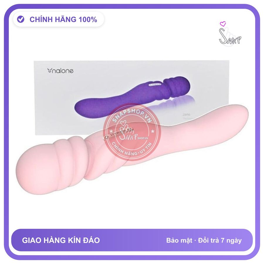 (Che Tên) Chày Rung Hai Đầu Mát Xa Vùng Kín Nalone Jane Nhật Bản - Giao Màu Ngẫu Nhiên Bảo Mật Tuyệt Đối