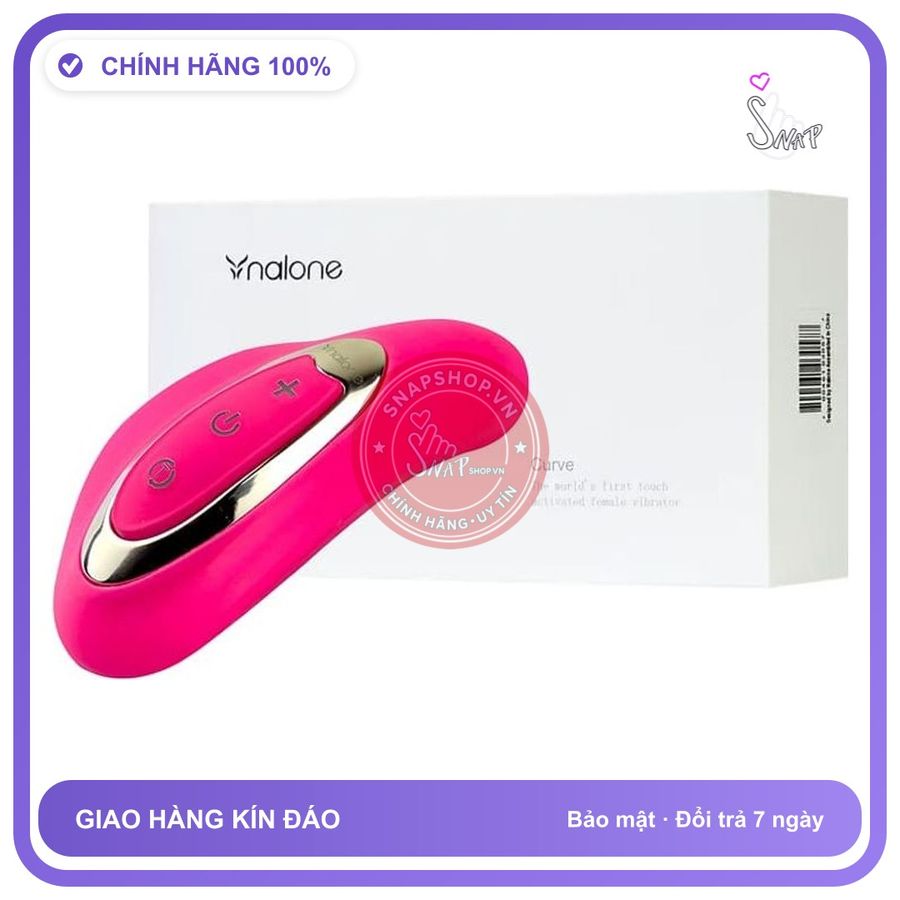 (Che Tên) Máy Mát Xa Mini Rung Cảm Ứng Nalone Curve - Hàng Mới Về