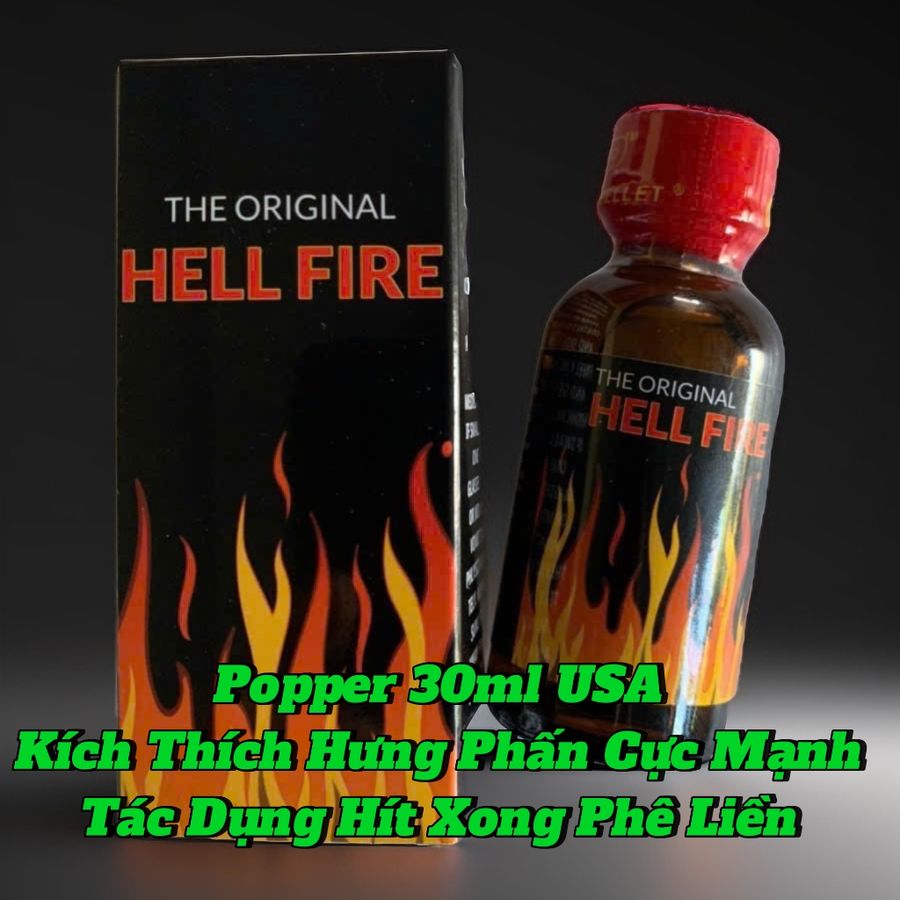 Popper 30ml USA, Hàng Chính Hãng, Kích Thích Hưng Phấn Cực Mạnh, Tác Dụng Nhanh