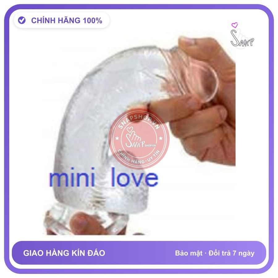 (Che Tên) Dương vật trong suốt SUPPER COCK dương vật gắn tường Hộp Trắng Kín