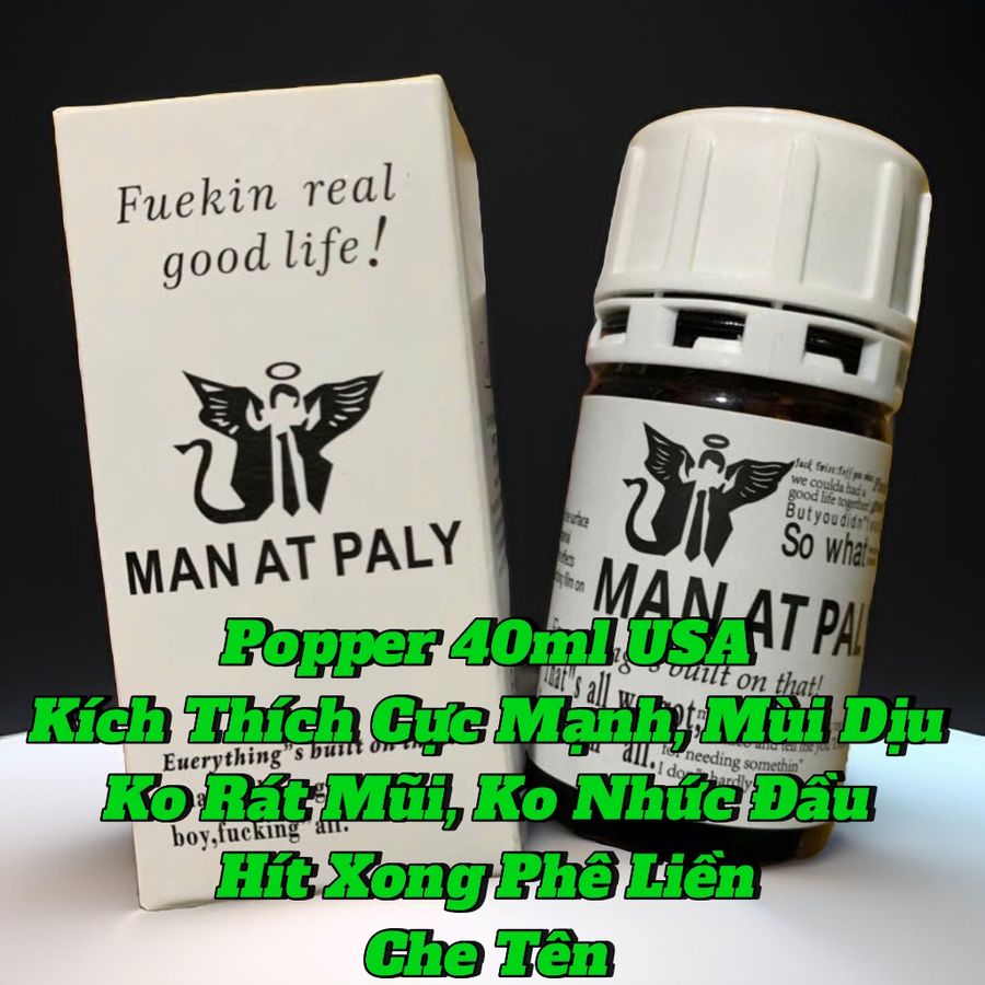 Popper 40ml USA, Kích Thích Hưng Phấn Cực Mạnh, Hít Xong Phê Tức Thì, Che Tên 