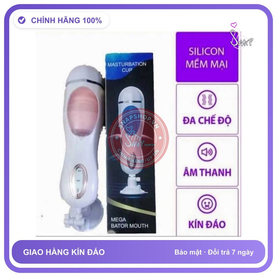 (Che Tên) Máy massage tự động đa năng Masturbation Cup - Snapshop
