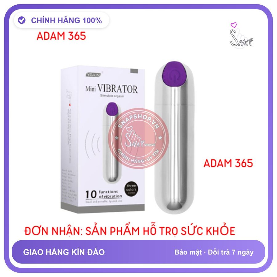(Che Tên) Máy massage VIBRATOR nhỏ gọn 10 cấp độ (76.5 X 20) 263574 - Hàng Mới Về