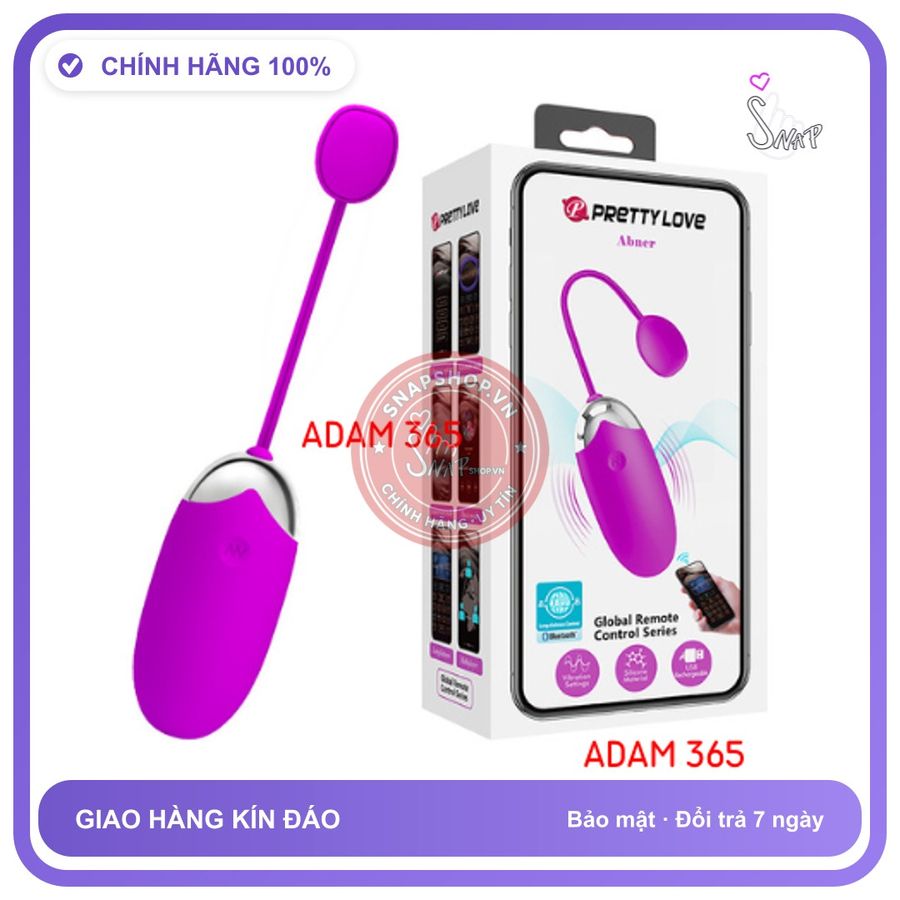 (Che Tên) Trứng rung điều khiển bằng app Pretty Love Abner Bảo Mật Tuyệt Đối