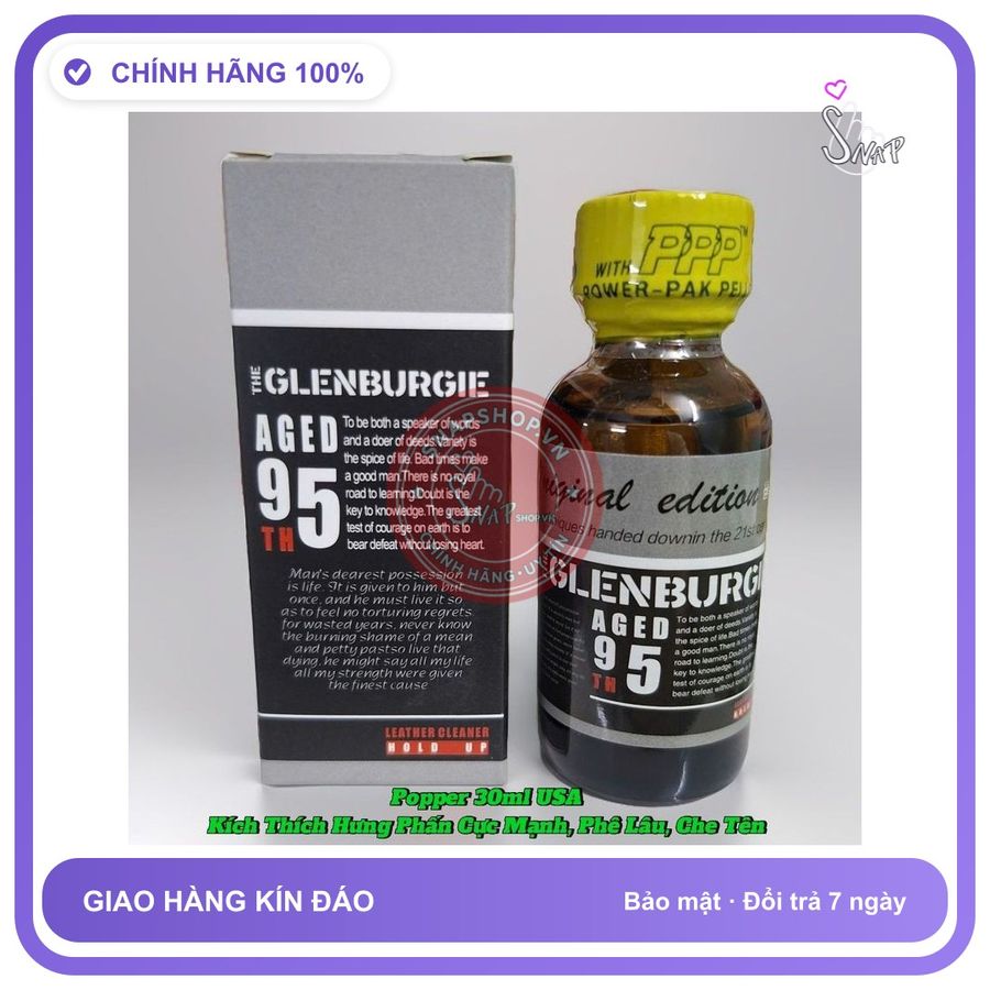 (Che Tên) Popper 30ml USA, Hàng Chính Hãng, Cực Mạnh, Hít Xong Phê Tức Thì - Snapshop