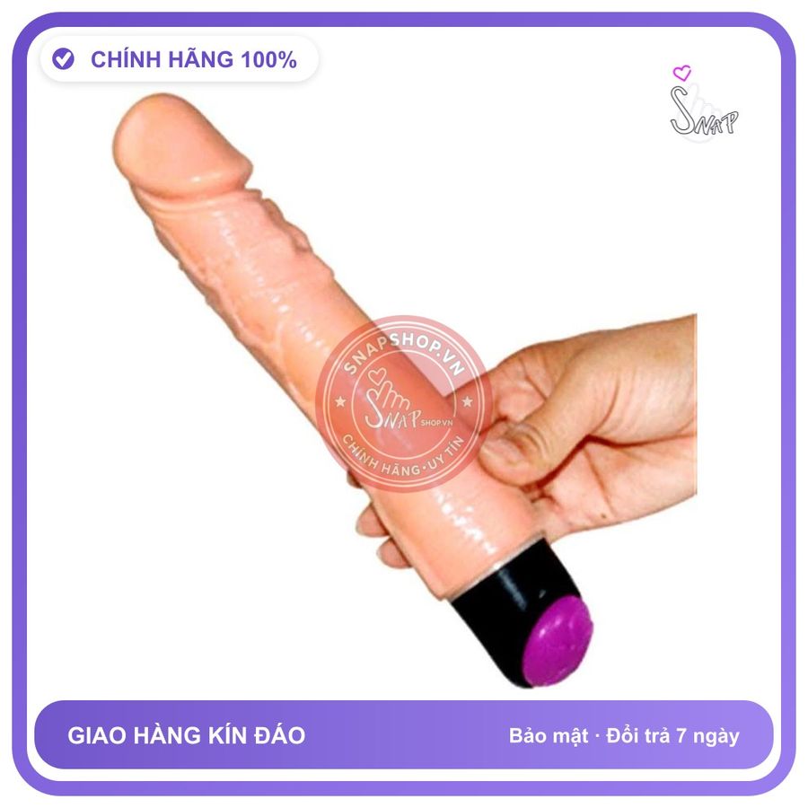 (Che Tên) Dương vật giả cầm tay 2 pin rung ngoáy,chống thấm nước - Hàng Mới Về