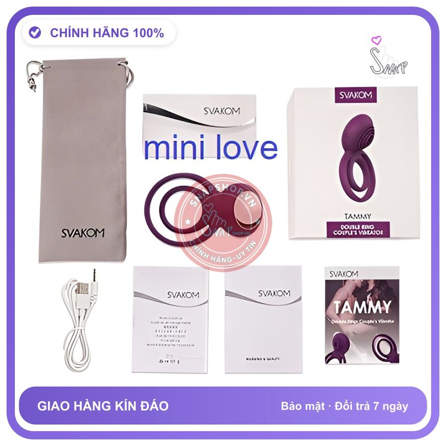 (Che Tên) Vòng rung tăng khoái cảm Svakom kéo daif quan hệ,dụng cụ hỗ trợ tăng cường sinh lý - Hàng Mới Về