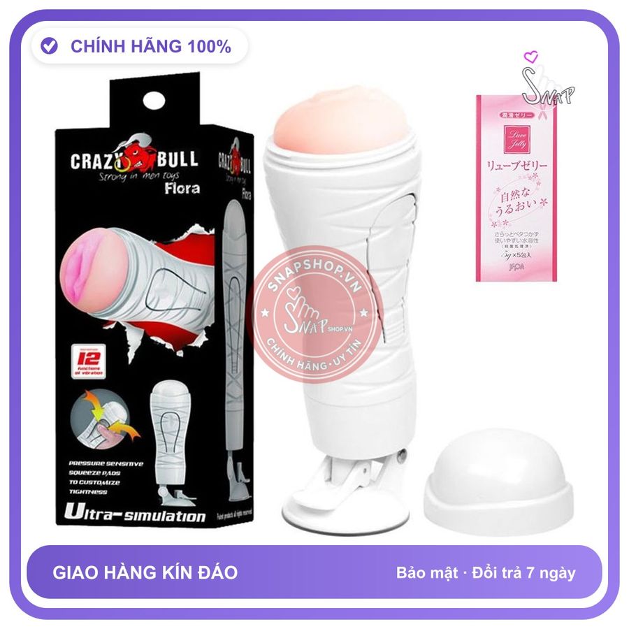 (Che Tên) Cốc Hỗ Trợ Cho Nam Tập Luyện Thể Thao Có Đế Crazy Flora 205320 Hộp Trắng Kín