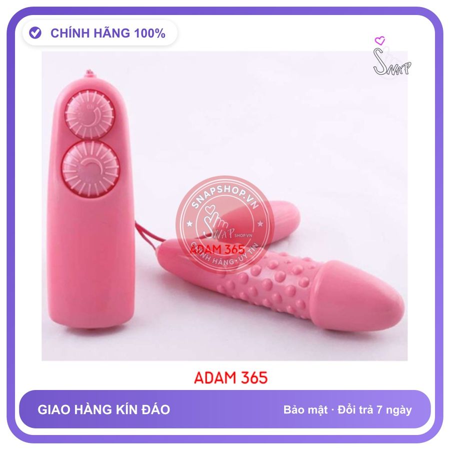(Che Tên) Trứng Rung Tình Yêu Kích Thích Kèm Dương Vật Giả Mini Có Bi Cực Khoái 203674 Chuẩn Auth