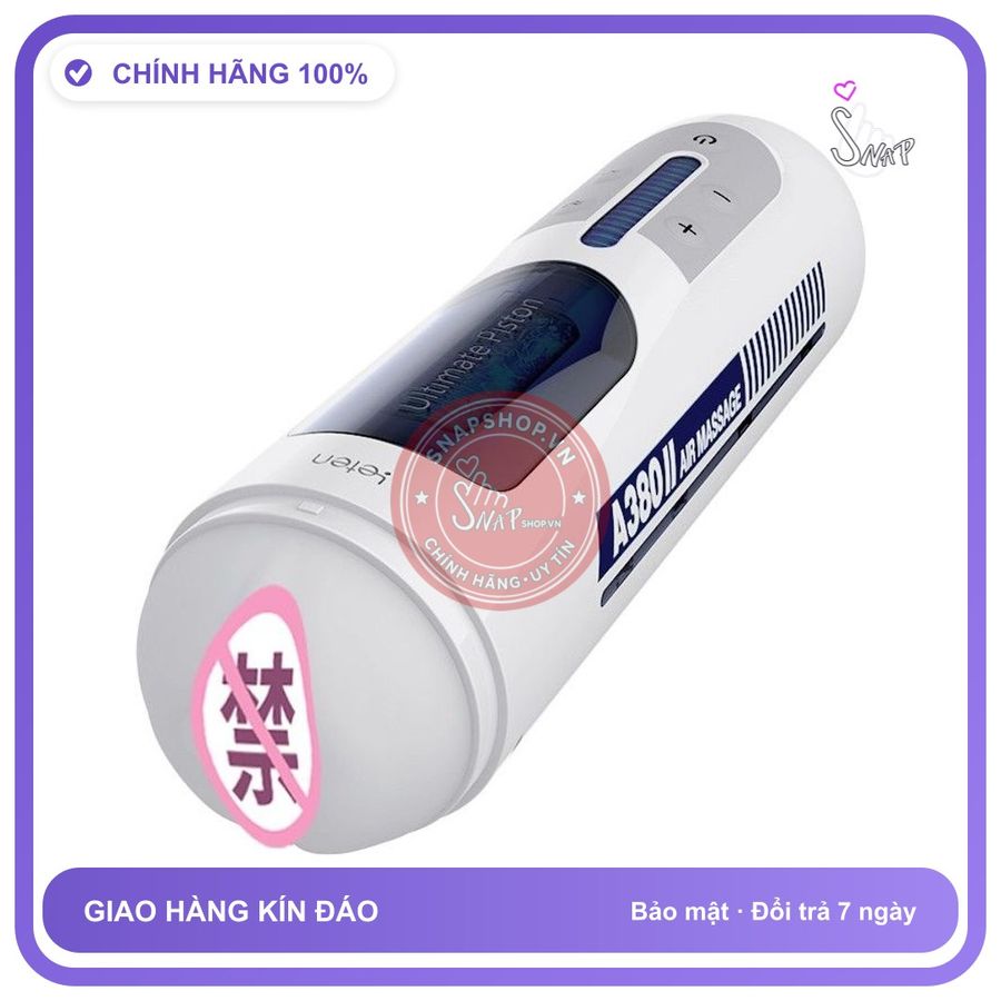 (Che Tên) Máy massage Leten âm đạo giả tự động cao cấp A380 version 2 Tự Động Cực Sướng Bảo Mật Tuyệt Đối