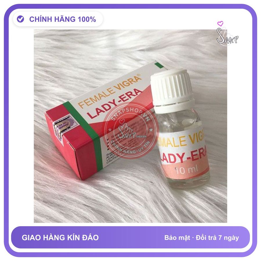 (Che Tên) Uống Hỗ Trợ Tăng Cường Sinh Lý Nữ Lady Era chính hãng có tem chống hàng giả – Kích Thích Nữ – Dạng Nước 10ml - Snapshop