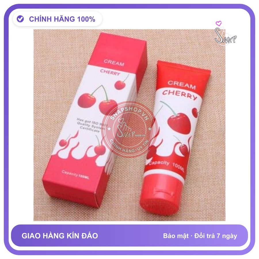 (Che Tên) Cherry Hot Kiss - Gel bô.i trơ.n Hương Cherry Ấm Nóng 100ml gốc nước - Snapshop