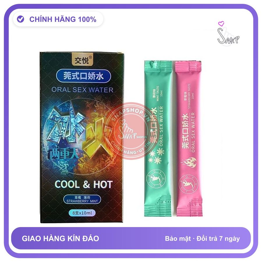 (Che Tên) Nước Tình Yêu Băng Hoả Oral Water - 2 Vị Bạc Hà Và Dâu Tây 67492 - Snapshop