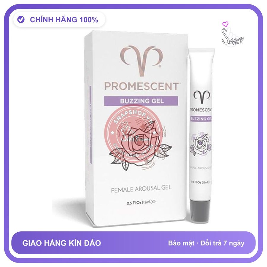 (Che Tên) Gel Hỗ Trợ Kích Thích Điểm G Cao Cấp Cho Nữ Promescent Buzzing USA Bảo Mật Tuyệt Đối