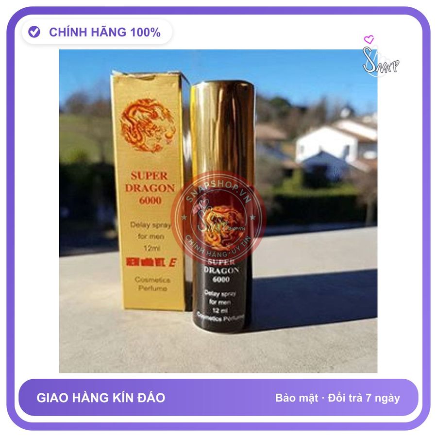 (Che Tên) Xịt chống xuất tinh sớm,kéo dài thời gian quan hệ cho nam Super Dragon 6000 của Đức Cao Cấp Bảo Đảm