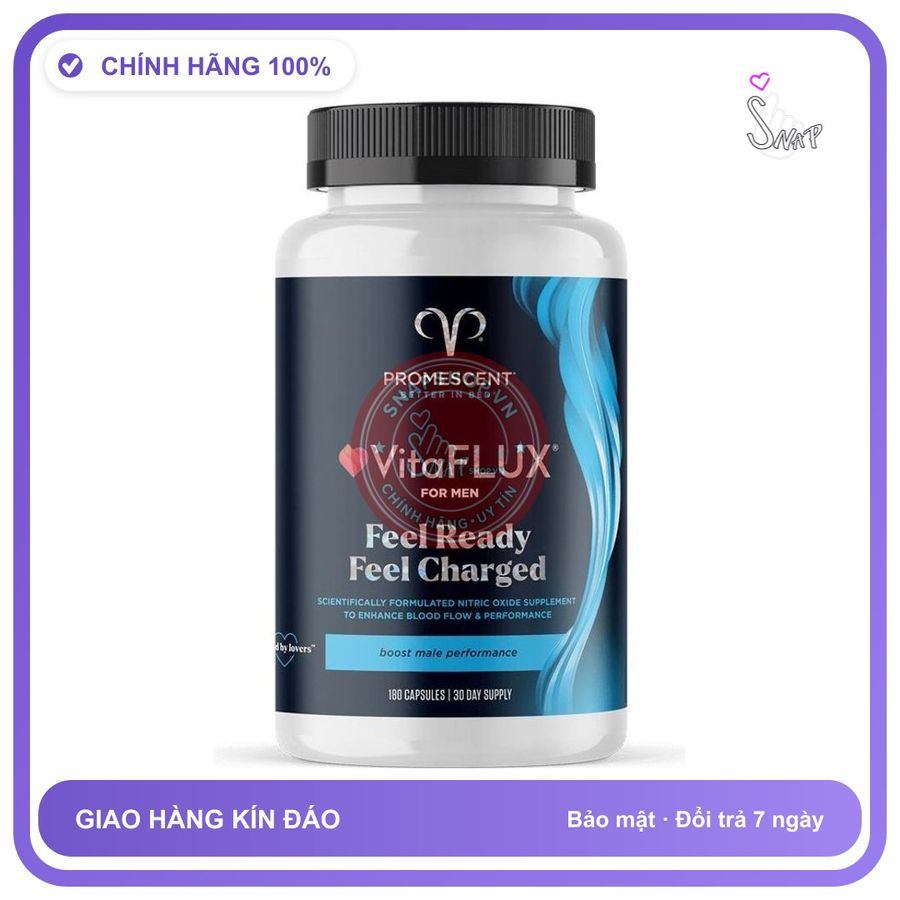 (Che Tên) Viên uống hỗ trợ sinh lý nam Promescent VitaFLUX For Men Bảo Mật Tuyệt Đối