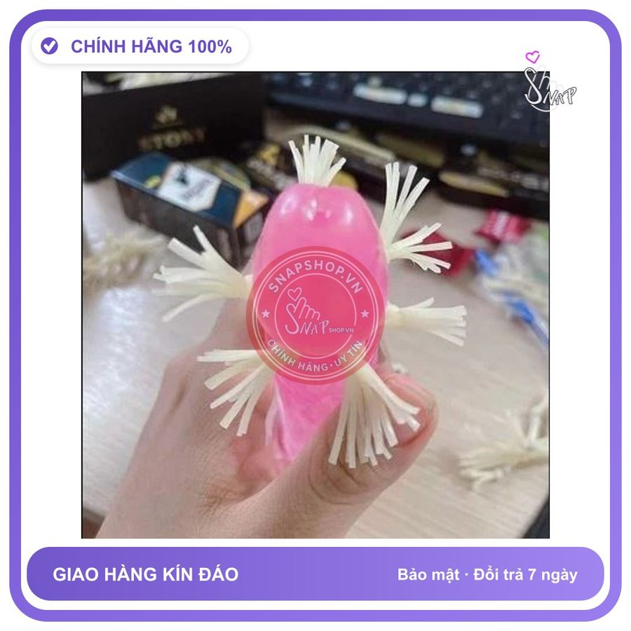 (Che Tên) (combo 3 mẫu khác nhau) Vòng Đeo Râu Rồng Silicon Chống Xuất Tinh Sớm kéo dài quan hệ cho nam Hộp Trắng Kín