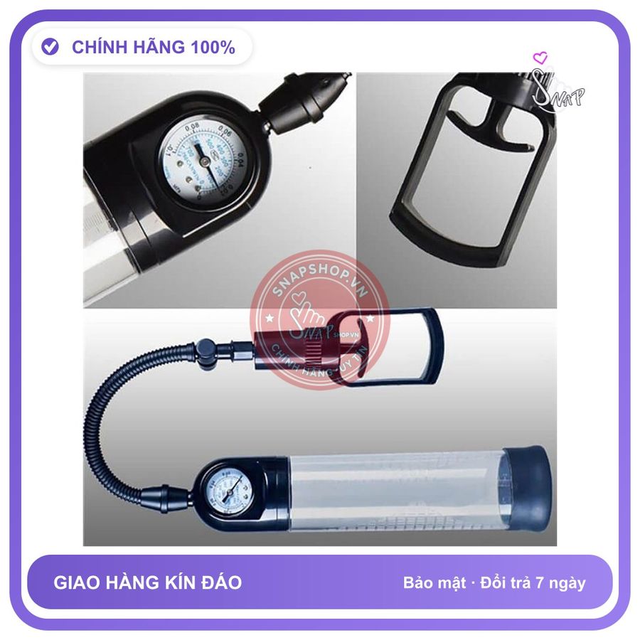 (Che Tên) Máy tập dương vật hút chân không tăng kích thước cậu nhỏ Maximizer worx Hộp Trắng Kín