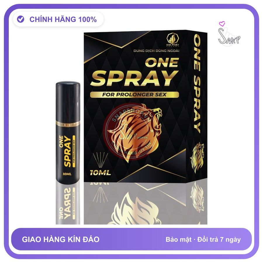 (Che Tên) Xịt kéo dài thời gian cho nam one spray lọ 10ml Hỗ Trợ 24/7