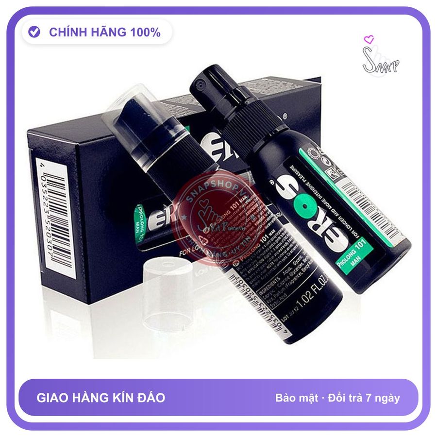 (Che Tên) Xịt kéo dài thời gian Eros hàng chính hãng Đức Hỗ Trợ 24/7