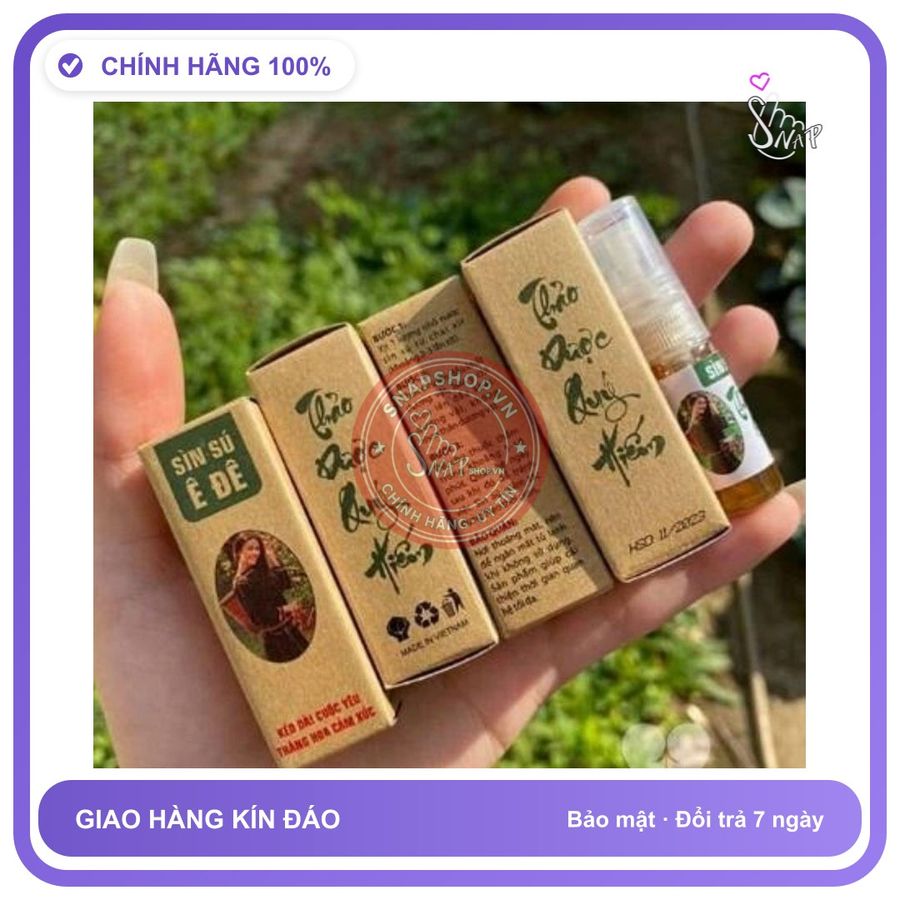 (Che Tên) Xịt chống xuất tinh sớm Sìn sú Ê Đê kéo dài thời gian quan hệ, Chai 6ml Hỗ Trợ 24/7