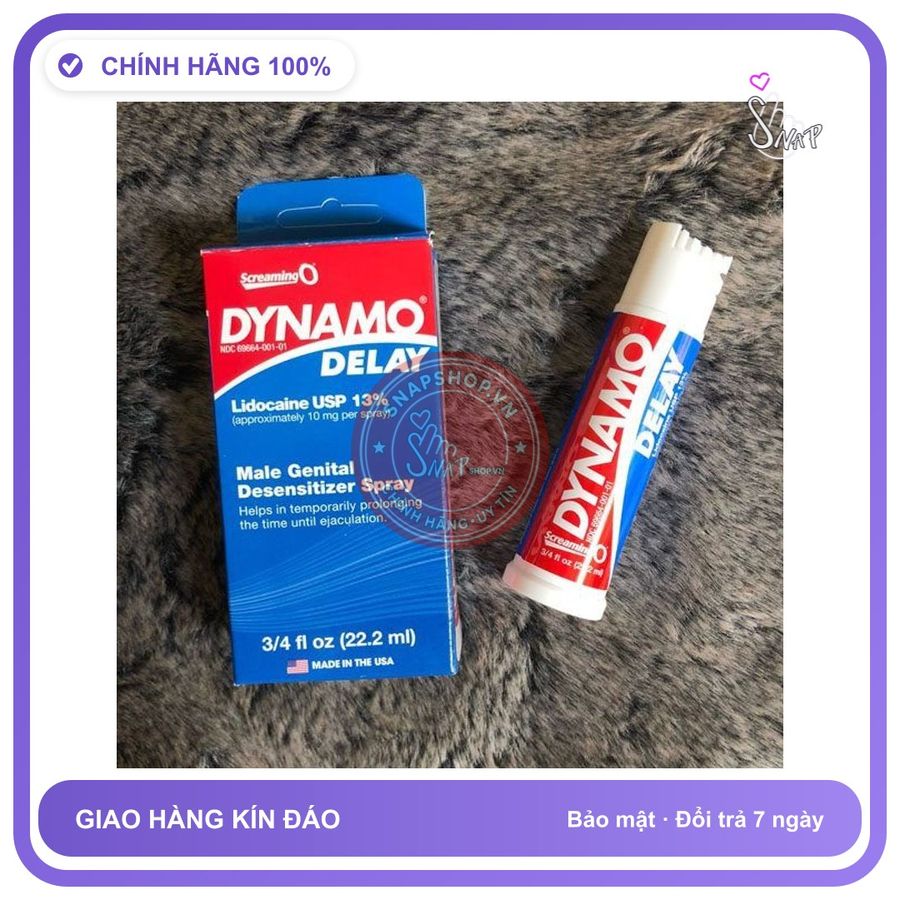 (Che Tên) Xịt Mỹ Dynamo Delay kéo dài thời gian chai 22ml 123930 - Snapshop