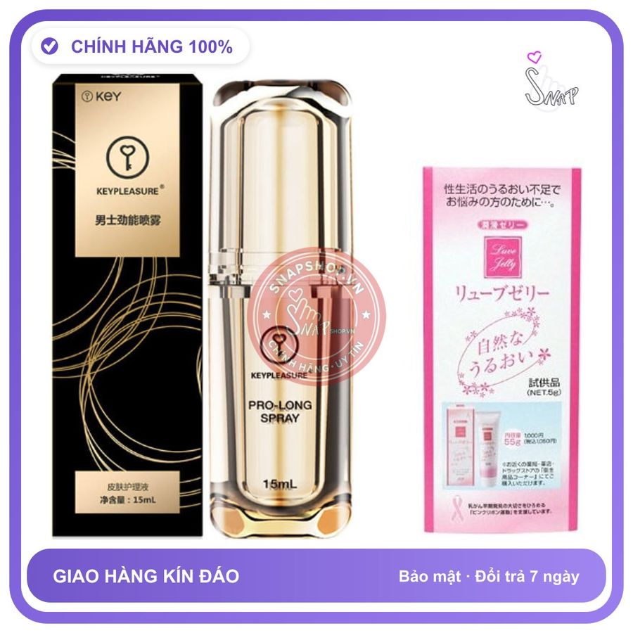 (Che Tên) Xịt Giúp Lâu Ra Cho Nam Key Pro Long Spray Kèm Gel Jex 5g - Hàng Mới Về
