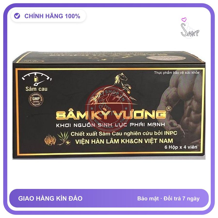 (Che Tên) Sâm Kỳ Vương Chính Hãng Hỗ Trợ Sinh Lý Nam - Hàng Mới Về