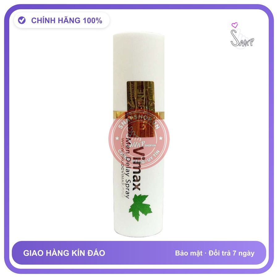 (Che Tên) Xịt Vimax Delay Spray Chính Hãng Canada 10ml Giao Nhanh Toàn Quốc