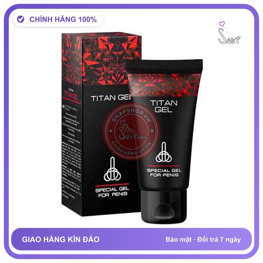 (Che Tên) Titan Gel đỏ hỗ trợ tăng kích thước cậu nhỏ - Snapshop