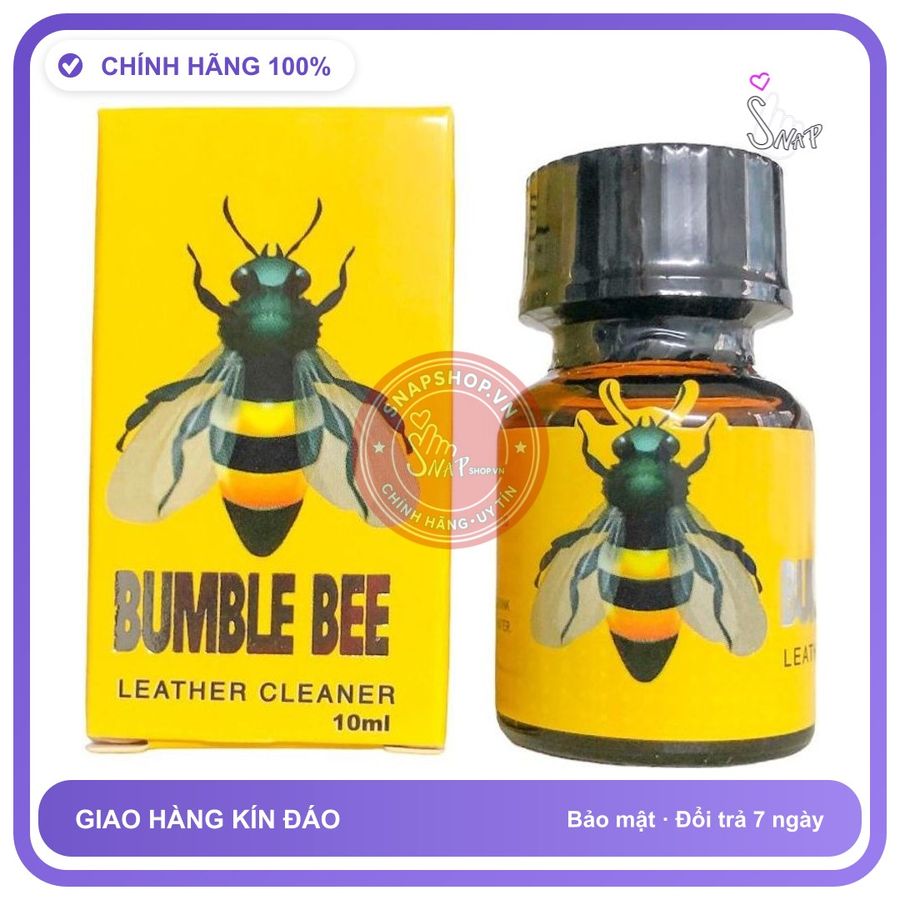 (Che Tên) Chai Hít Tăng Kích Thích Popper Bumble Bee Chai 10ml hương dịu nhẹ - Hàng Mới Về