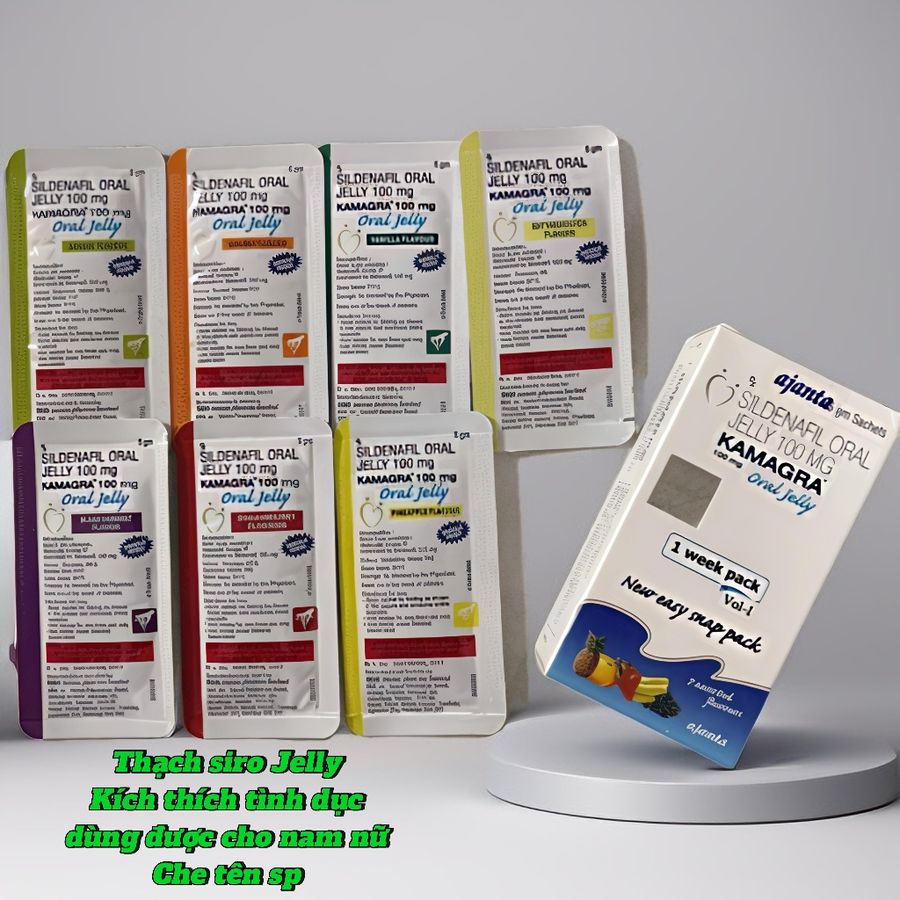 Thạch Jelly Kích Thích Hưng Phấn Cho Nam Nữ, Tác Dụng Cực Mạnh, Phê Cực Nhanh, Che Tên 