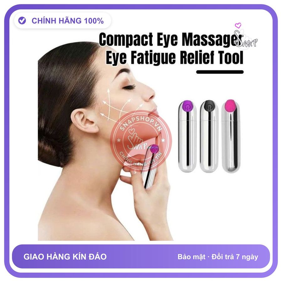 (Che Tên) Máy Massage Cao Cấp 10 Chế Độ Yeain Mini Vibrator,MÁY MASSAGE MẮT MINI CAO CẤP RUNG 10 CHẾ ĐỘ - Hàng Mới Về