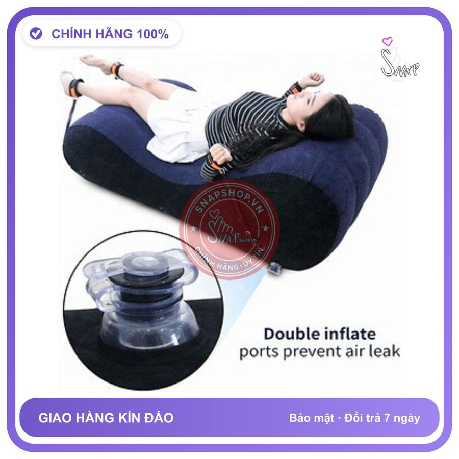 (Che Tên) Ghế Tình Yêu Bơm Hơi Toughage USA - Ghế Cao Cấp 300kg, Tặng Máy Bơm - Thoải Mái Du Lịch, Tăng Cường Sinh Lý - Hàng Mới Về