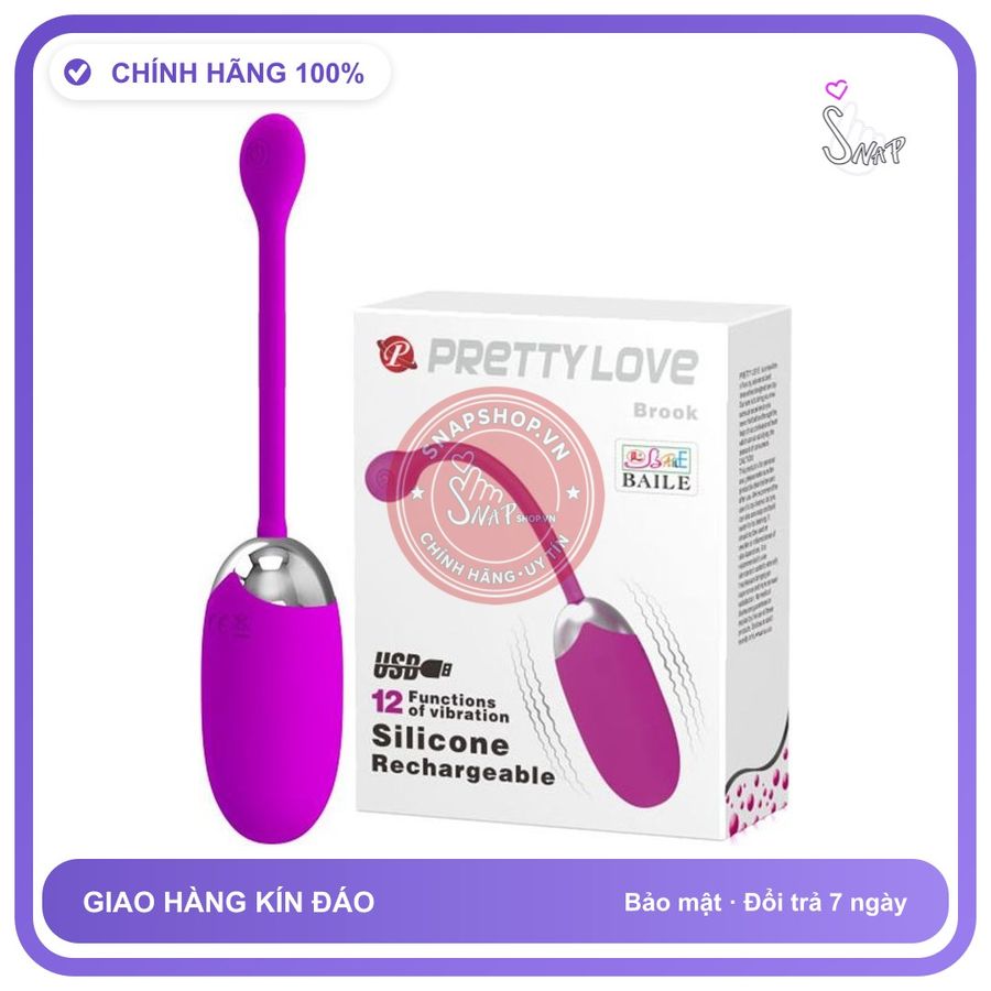 (Che Tên) Trứng rung tình yêu cực mạnh Pretty love Abner điều khiển bằng smartphone - Snapshop
