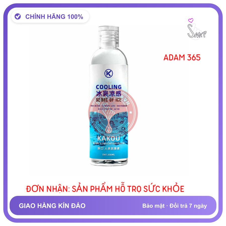 (Che Tên) G,,,E,,,,,L BÔI TRƠN KAKOU COOLING 200ML (MÁT LẠNH) Hỗ Trợ 24/7