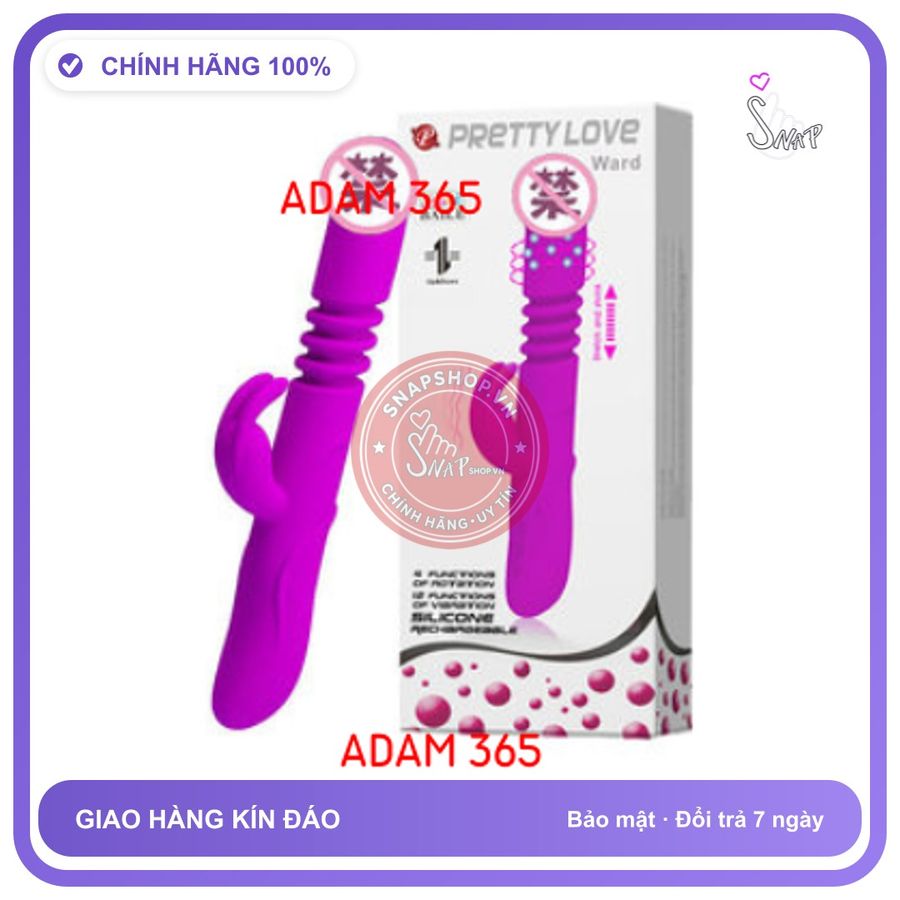 (Che Tên) Dương Vật Giả Pretty Love Ward Đa Năng Pin Sạc (27mm X 3,5mm) - Hàng Mới Về