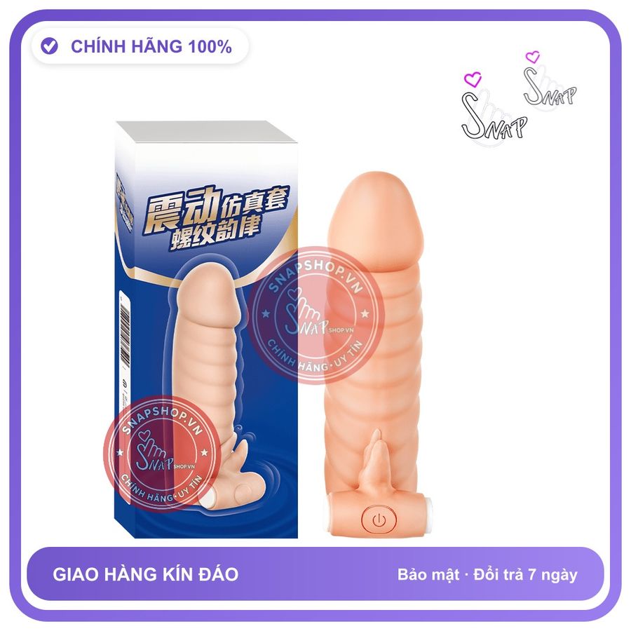 (Che Tên) (Snapshop) Bao cao su đôn rên rung Leten Thread Rhythm Chính Hãng - Snapshop
