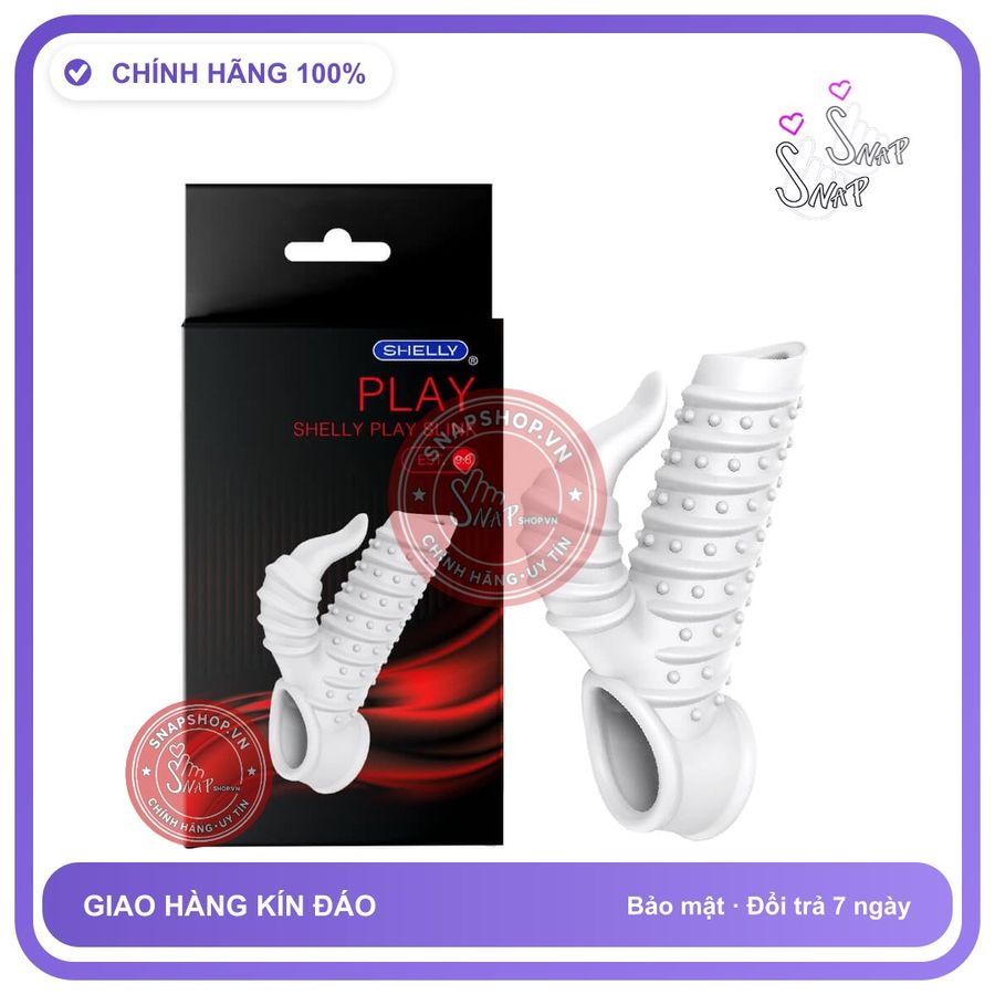 (Che Tên) (Snapshop) Bao cao su đôn dên Shelly Play Slink hở quy đầu Chính Hãng Giao Nhanh Toàn Quốc