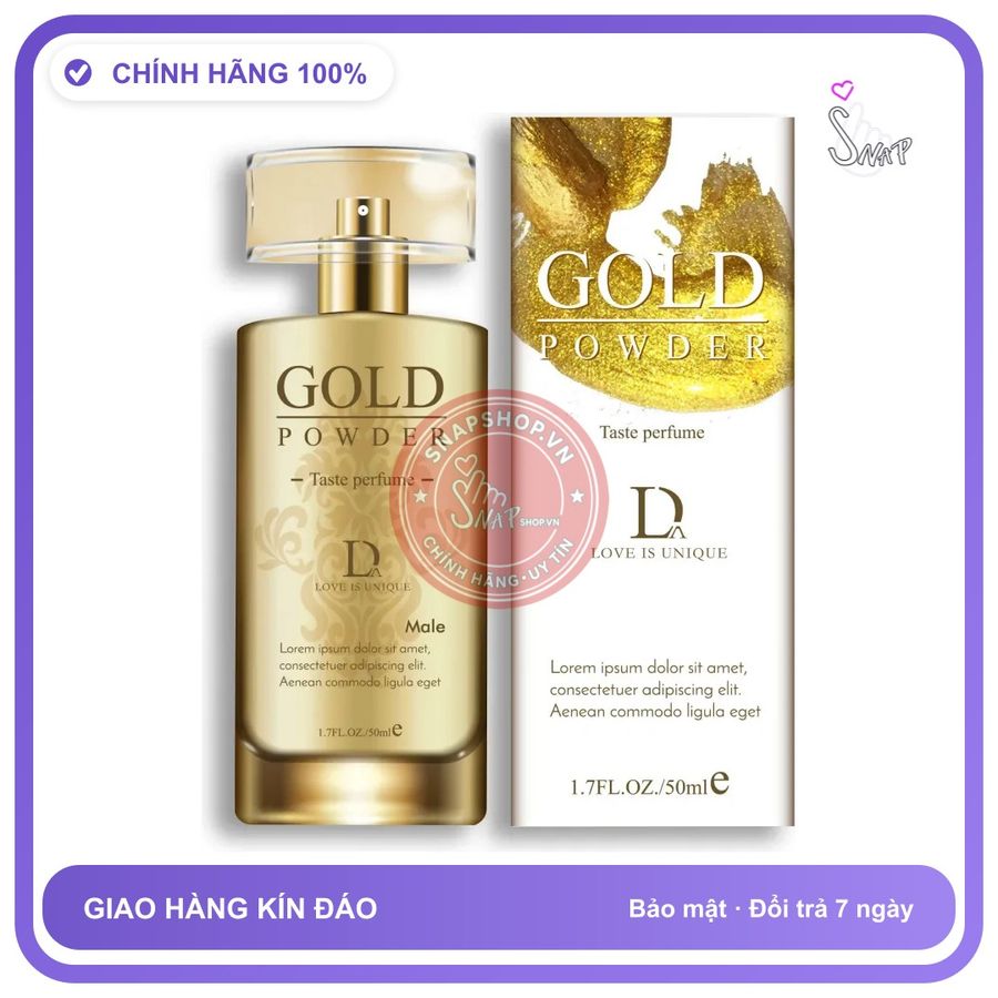 (Che Tên) Nước Hoa Kích Thích Nữ Gold Powder D For Him - 50ml Giao Nhanh Toàn Quốc