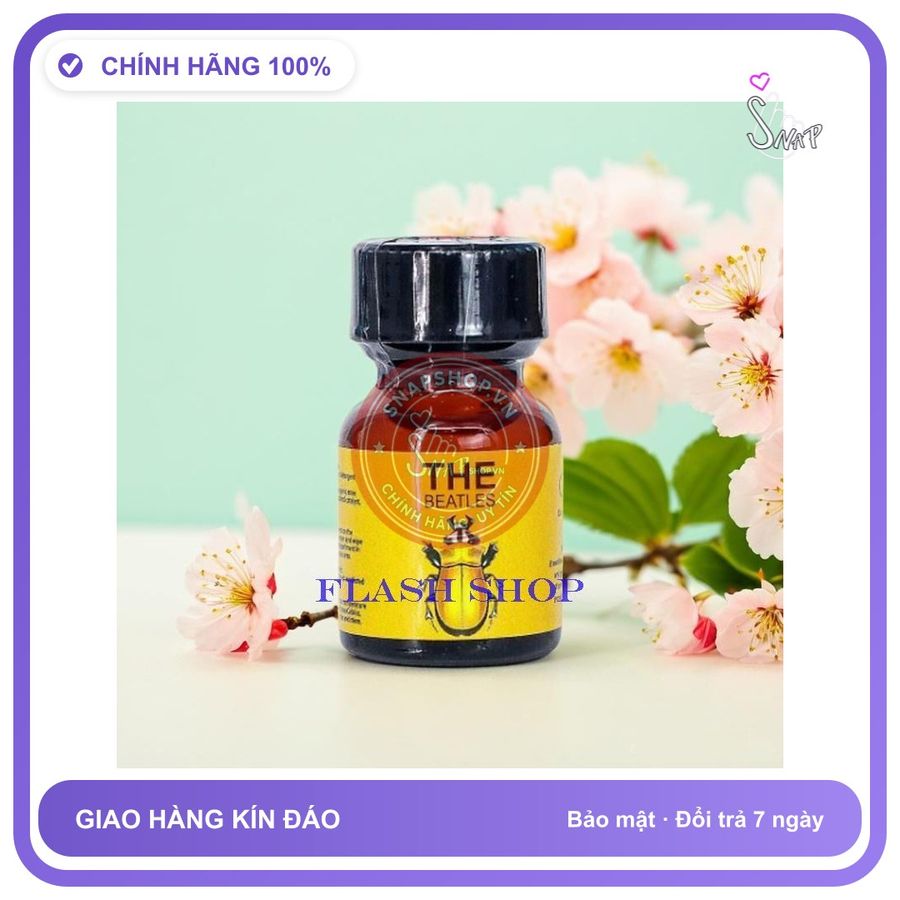 (Che Tên) Nước hoa Popper LGBT Bọ The Beatles 10ml Chuẩn Auth