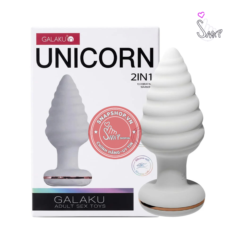 (Snapshop) Trứng rung hậu môn Galaku Unicorn Chính Hãng