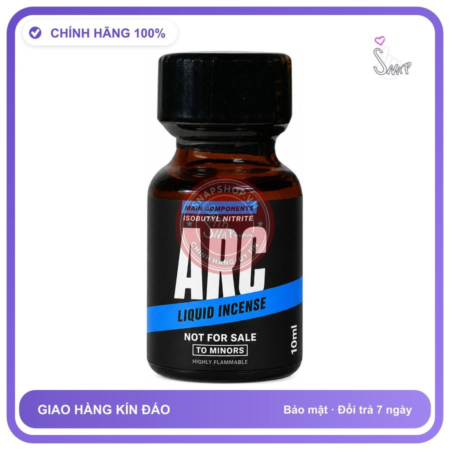 Chai hít tăng khoái cảm kích thích Popper ARC 10ml Chính hãng