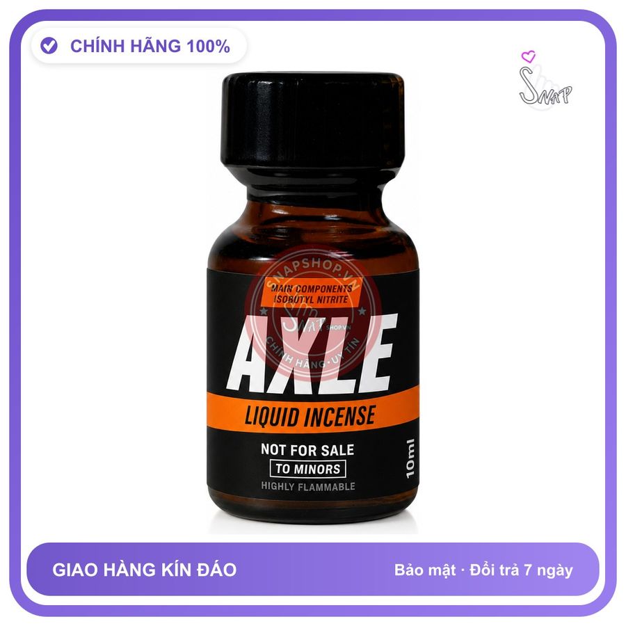 Chai hít tăng khoái cảm kích thích Popper AXLE 10ml Chính hãng